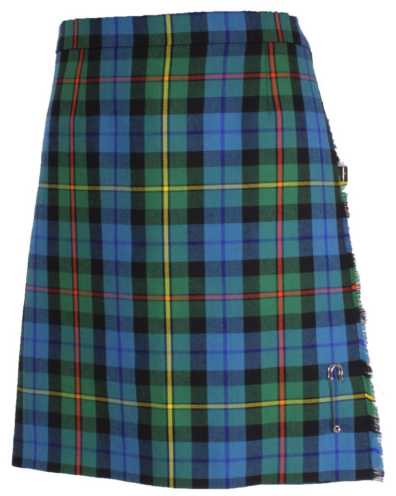 Skirt, Ladies Kilted (Apron Front), Smith Tartan